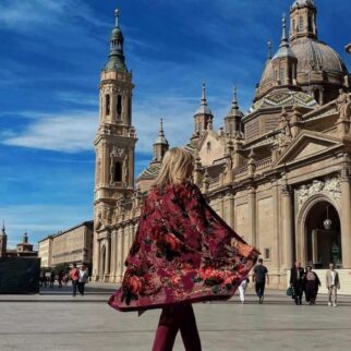 Kimono de terciopelo devore Rosas beremjena Julunggul