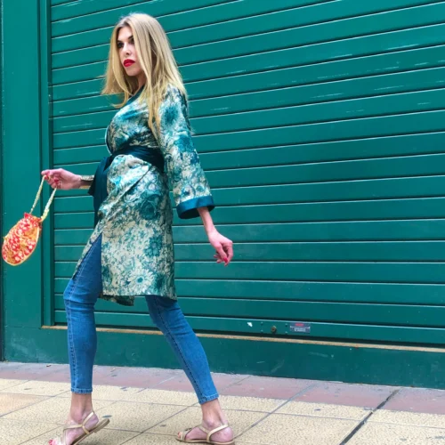 kimonos para boda en seda Julunggul