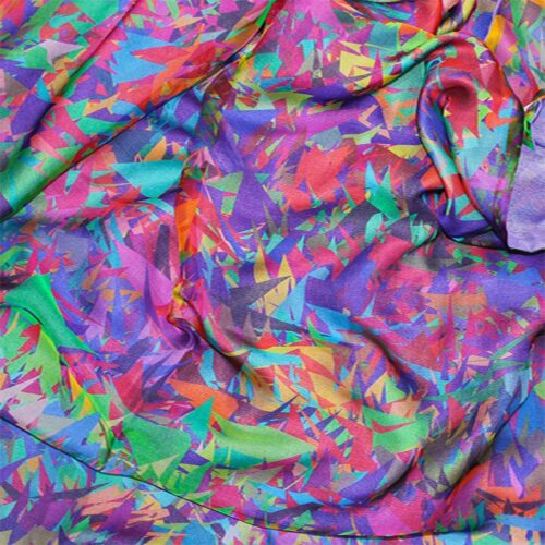 fular de seda panuelo pinceladas colores julunggul