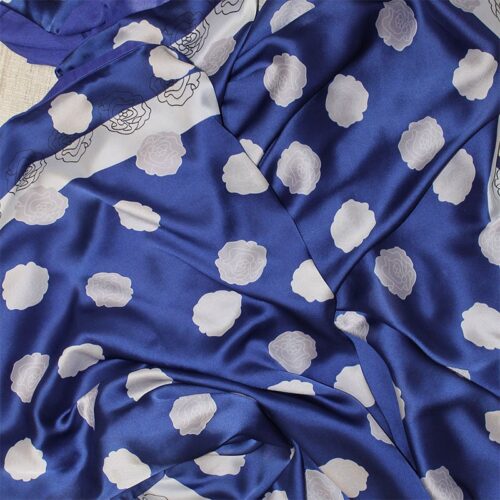 fular y bufanda semi seda azul blanco 2 julunggul