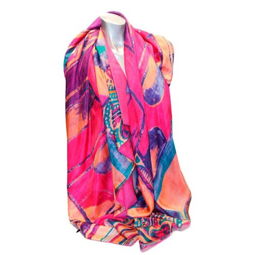 fulares de seda manchas rosa azul julunggul 1