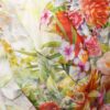fulares de seda reversibles flores julunggul