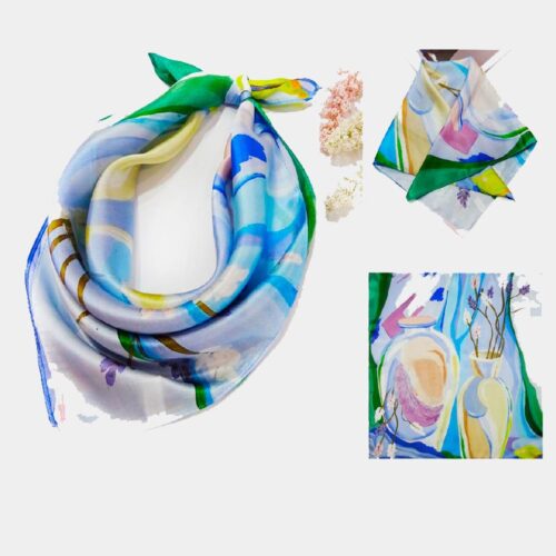 panuelo de seda 52 pintores