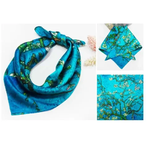 panuelo de seda de cuello Pintores Van Gogh