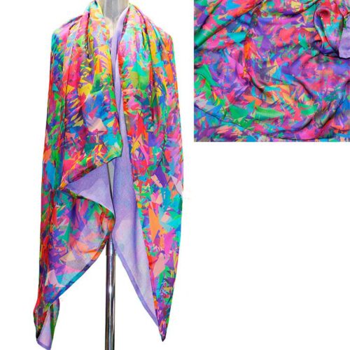 fular de seda panuelo pinceladas colores julunggul 2