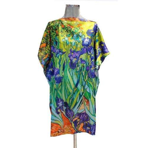 caftan panuelos de seda los liirios de van gogh 1