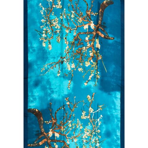 Fular de semi seda Almendro en Flor de Van Gogh