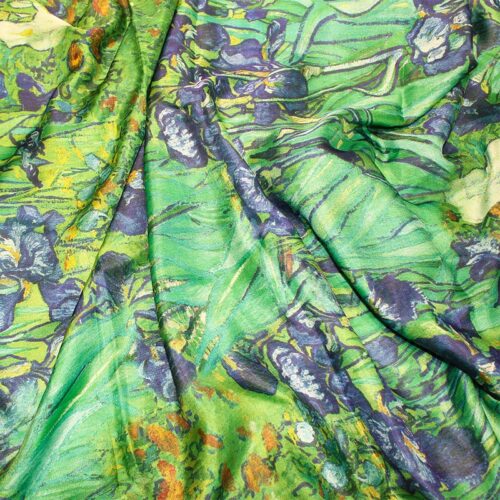 fulares de seda lirios verde azul 1 julunggul copia