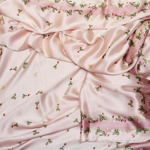 fulares de semi seda de mujer Rosa julunggul