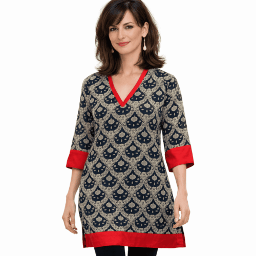 Caftán o Blusón de semiseda