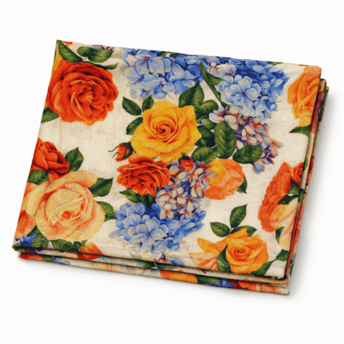 Fular bufanda de modal y seda Flores