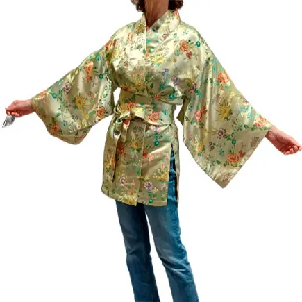 kimono japones de cretona oro julunggul 2