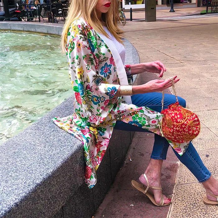 Kimonos largos de seda para fiesta Julunggul 2