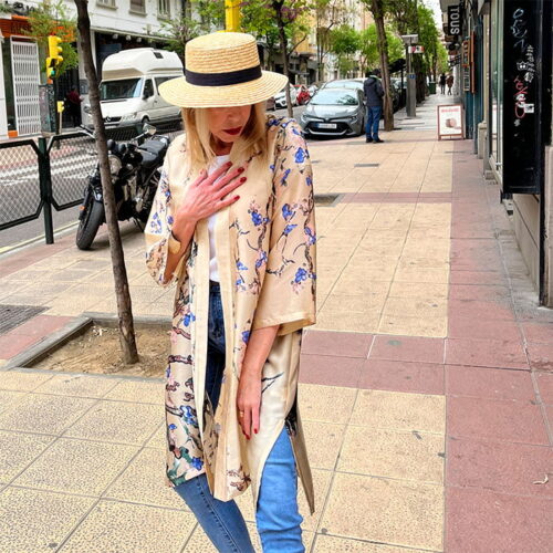 kimonos de seda largos Julunggul 1