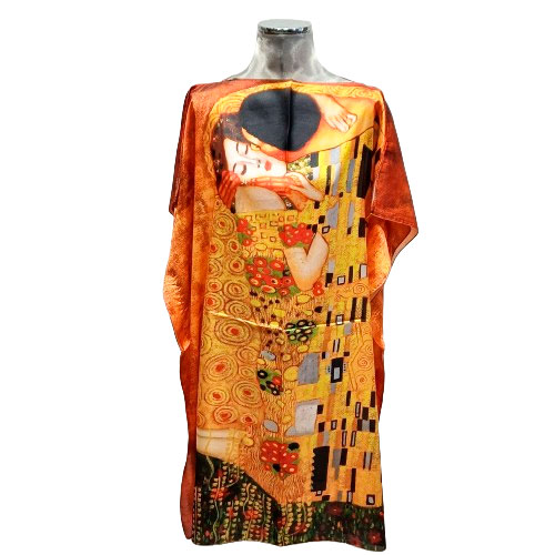Caftán de semiseda de mujer Klimt de Julunggul