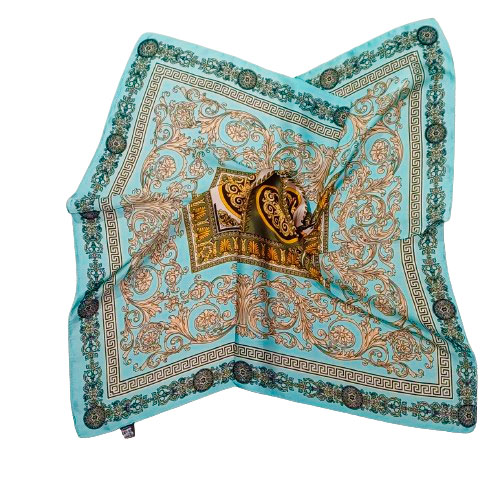 Pañuelos de seda de mujer azul Julunggul