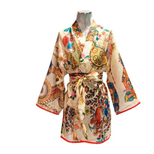 Kimono de lino y seda Julunggul