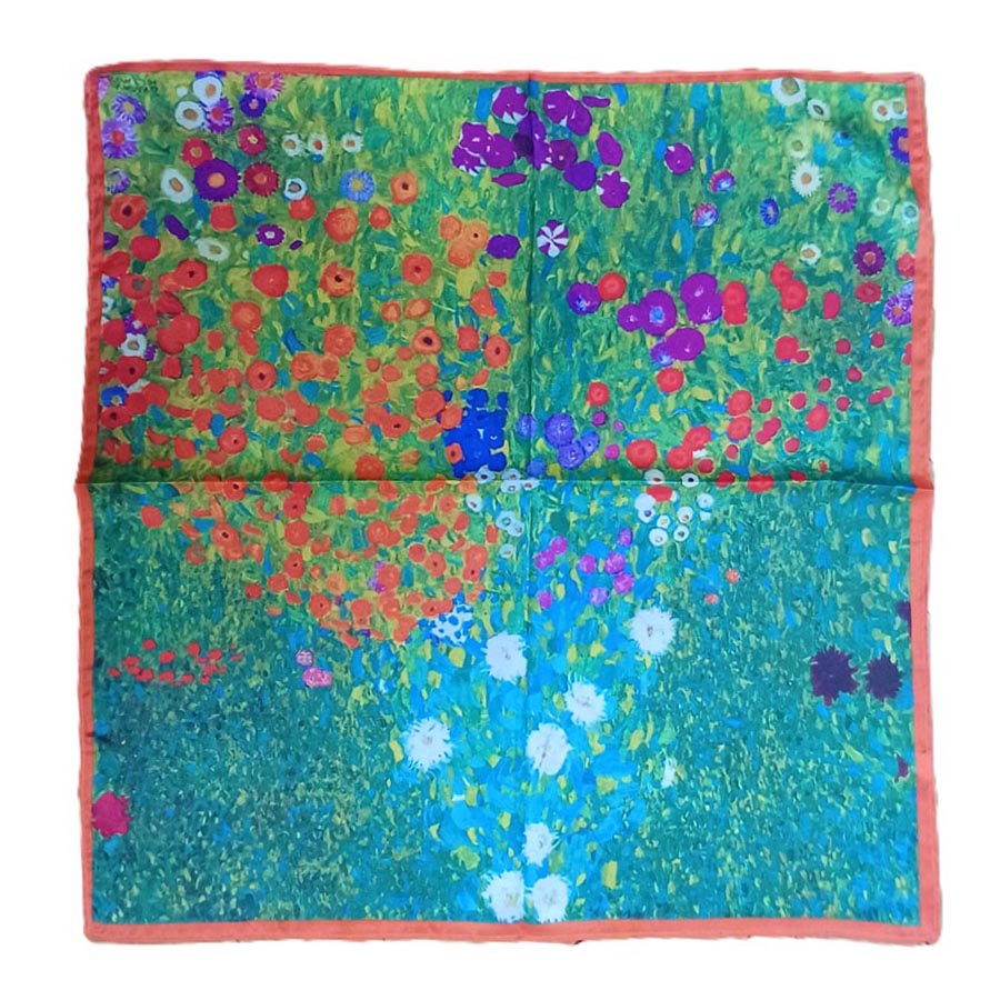 Pañuelo semiseda 52X52 cm Pintores 1 Julunggul