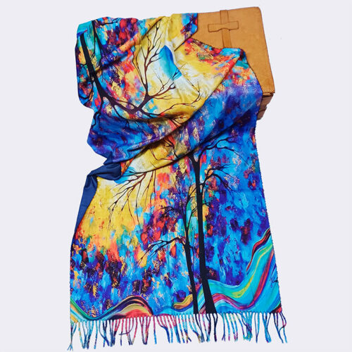 Bufanda tacto cashmere Pintores