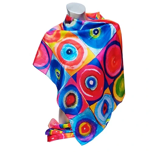 Fular de semiseda Colores Pintores Julunggul