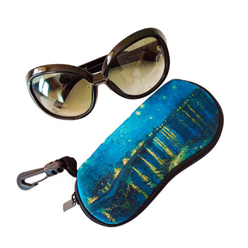 Funda de gafas acolchada con cremallera Pintores