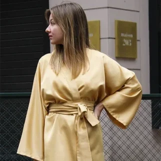 kimono semi seda vainilla julunggul