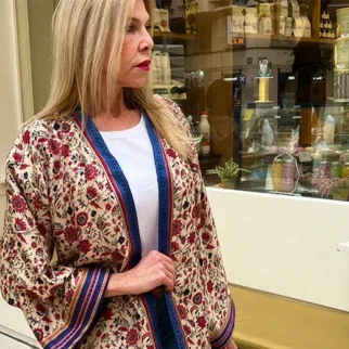 kimonos largos estampados Julunggul