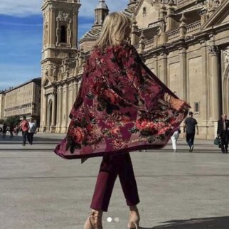 Kimonos de terciopelo devore Julunggul