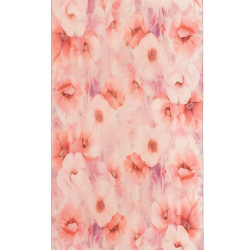 Fular seda flores rosas Julunggul