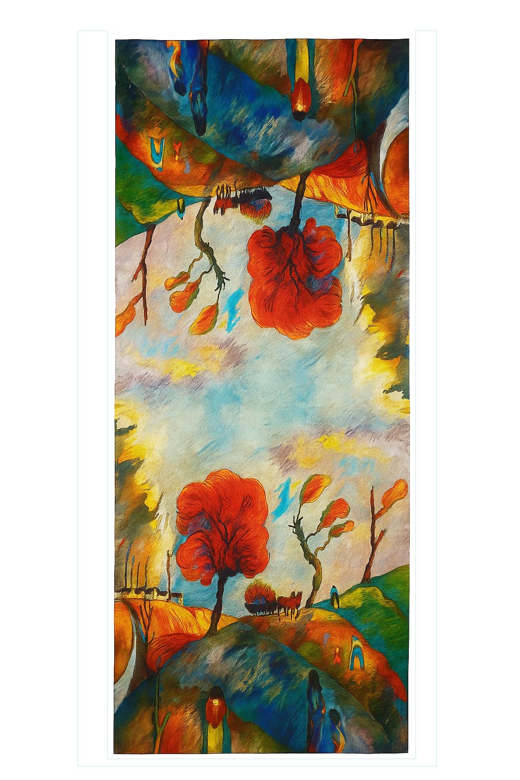 Fular de semiseda Pintores 20 Julunggul