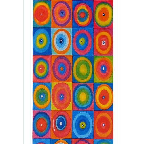Fular de semiseda Colores Pintores 12