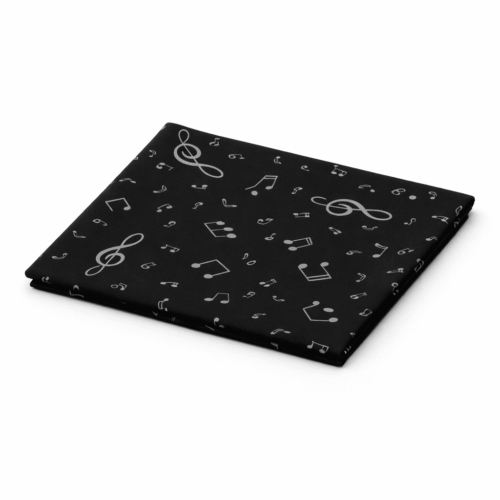 Fular negro notas musicales Julunggul