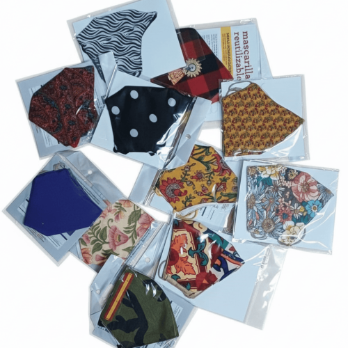 Mascarillas de tela multicapa alta protección