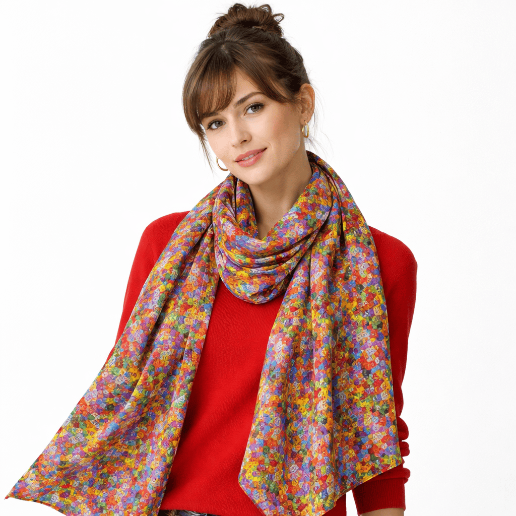 Fular de seda Gatos - Imagen 2