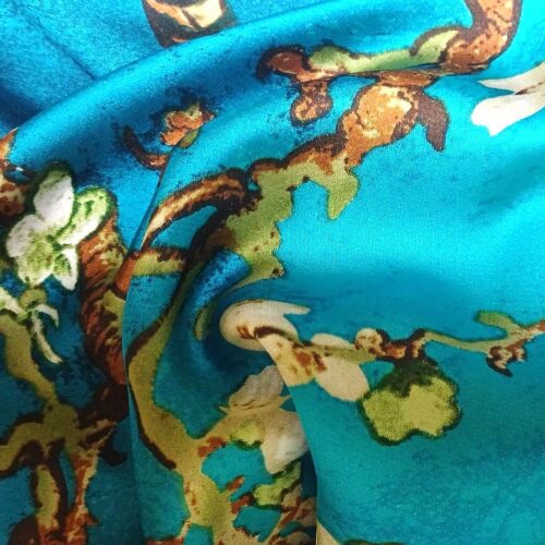 Fular de semi seda Almendro en Flor de Van Gogh