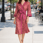 Kimono de fiesta vestido a medida fucsia 2a Julunggul