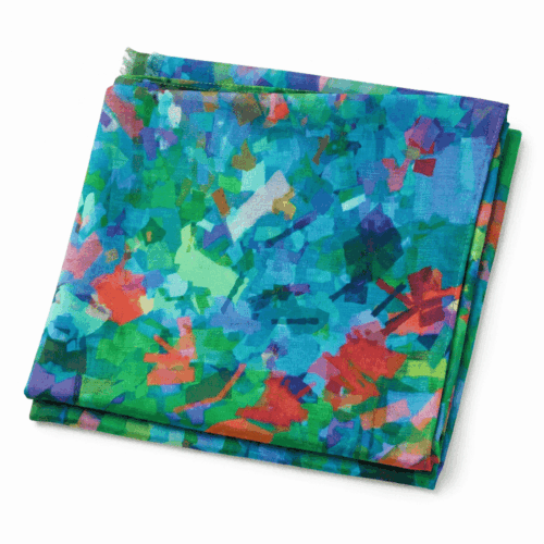 Pareo de algodon de playa o fular de verano estampado exclusivo de Julunggul en colores XL